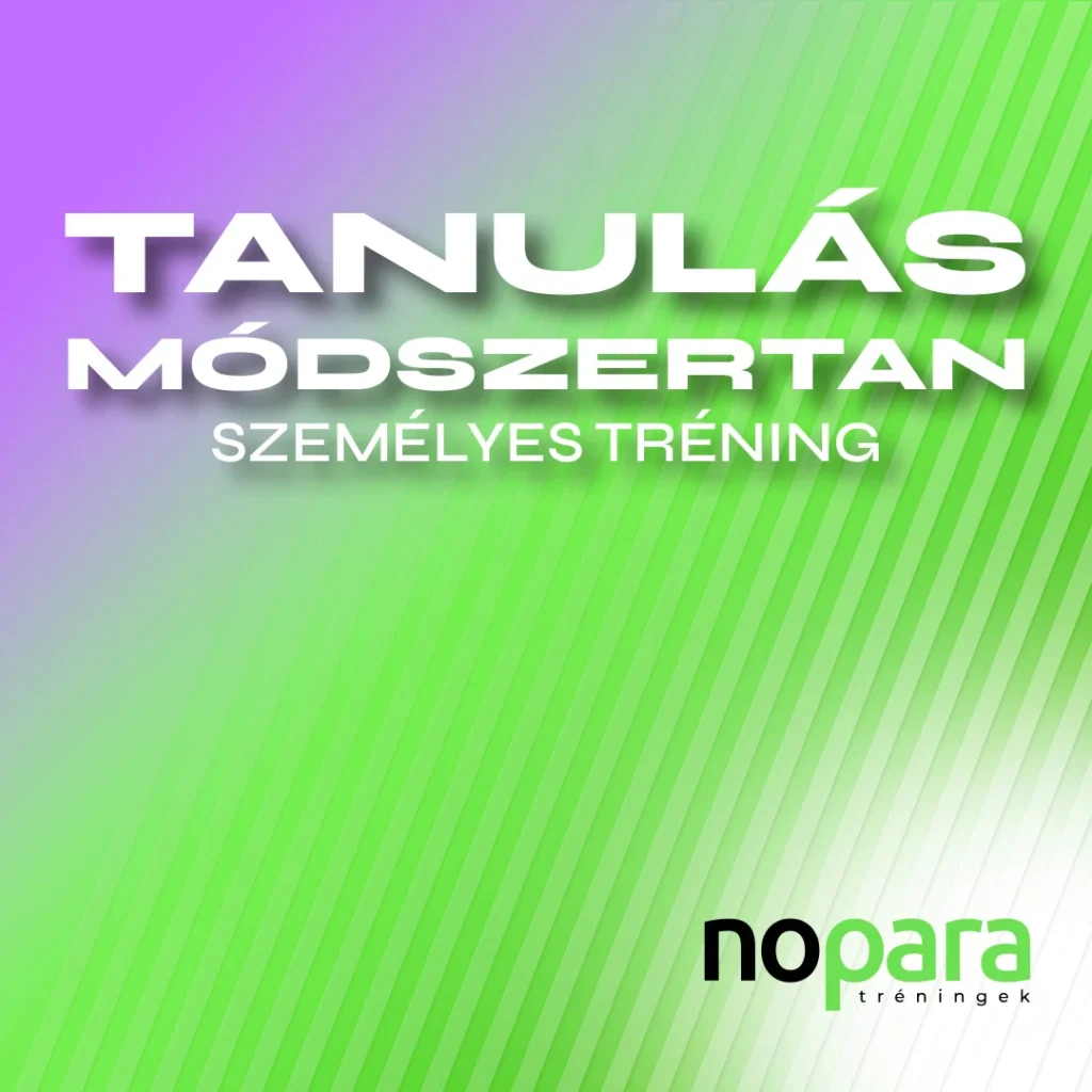 Tanulásmódszertan - Személyes tréning